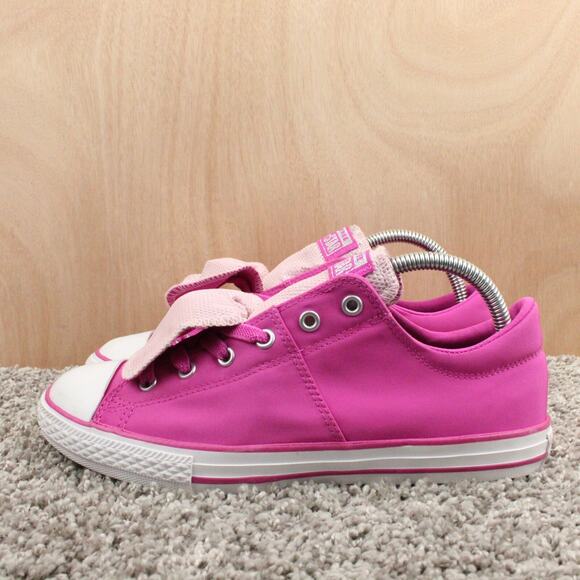 Converse Pink Sneakers Junior 6 Low Top Canvas Lace Up - Picture 6 of 12